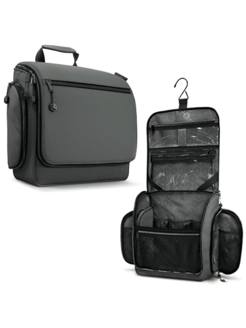 Hanging Toiletry Bag Travel Organizer TSA Approved Waterproof Dopp Kit Cosmetic